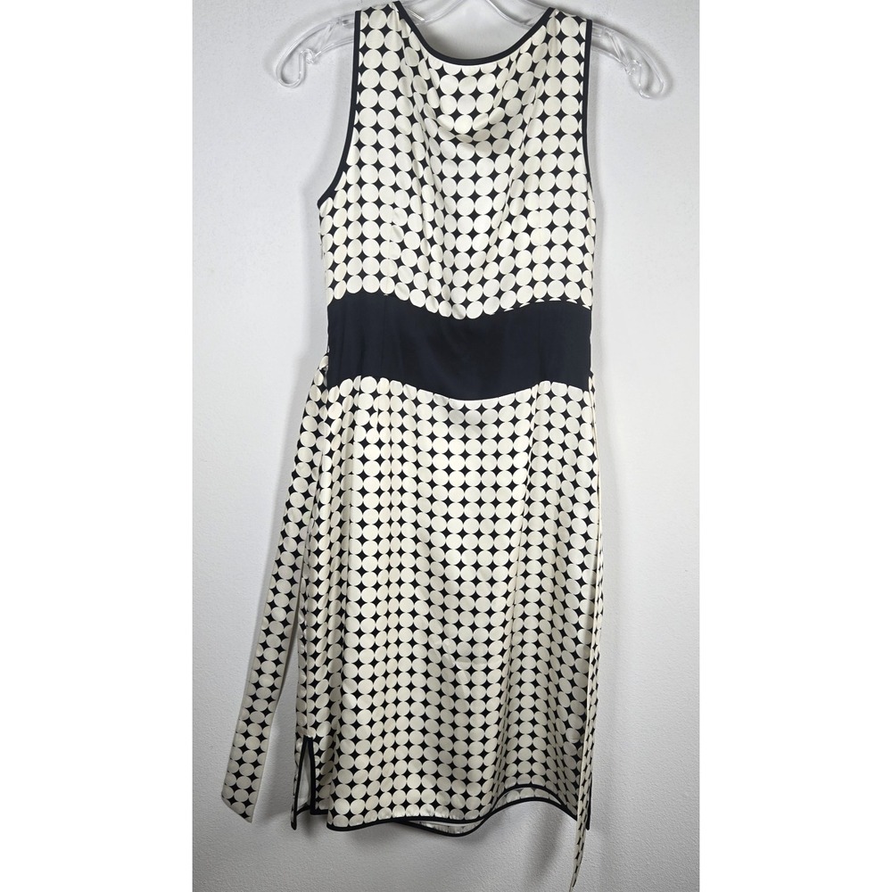 Talbots Petite Pure‎ Silk Sleeveless Dress 4P Belt Lined Diamond